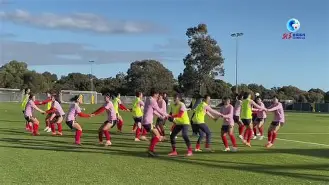 中国女足连胜上演，实力碾压对手女足比赛