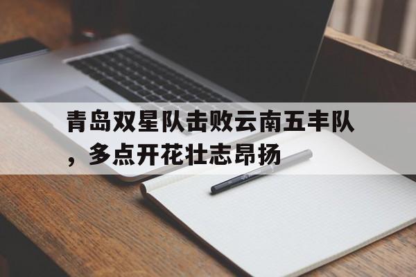 青岛双星队击败云南五丰队，多点开花壮志昂扬(云南玉昆足球俱乐部有限公司官网)